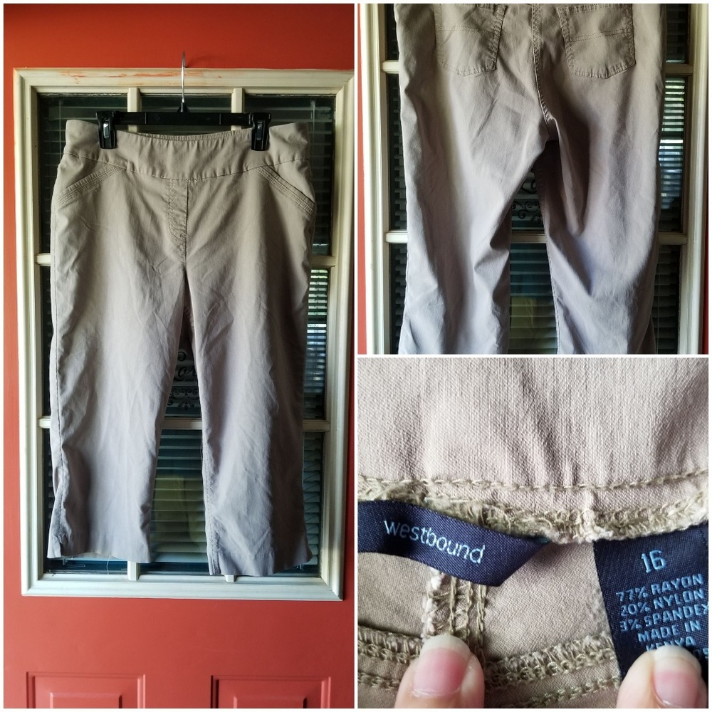 Westbound khaki capris